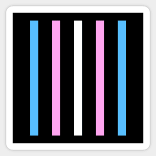 Trans Pride Lines Sticker